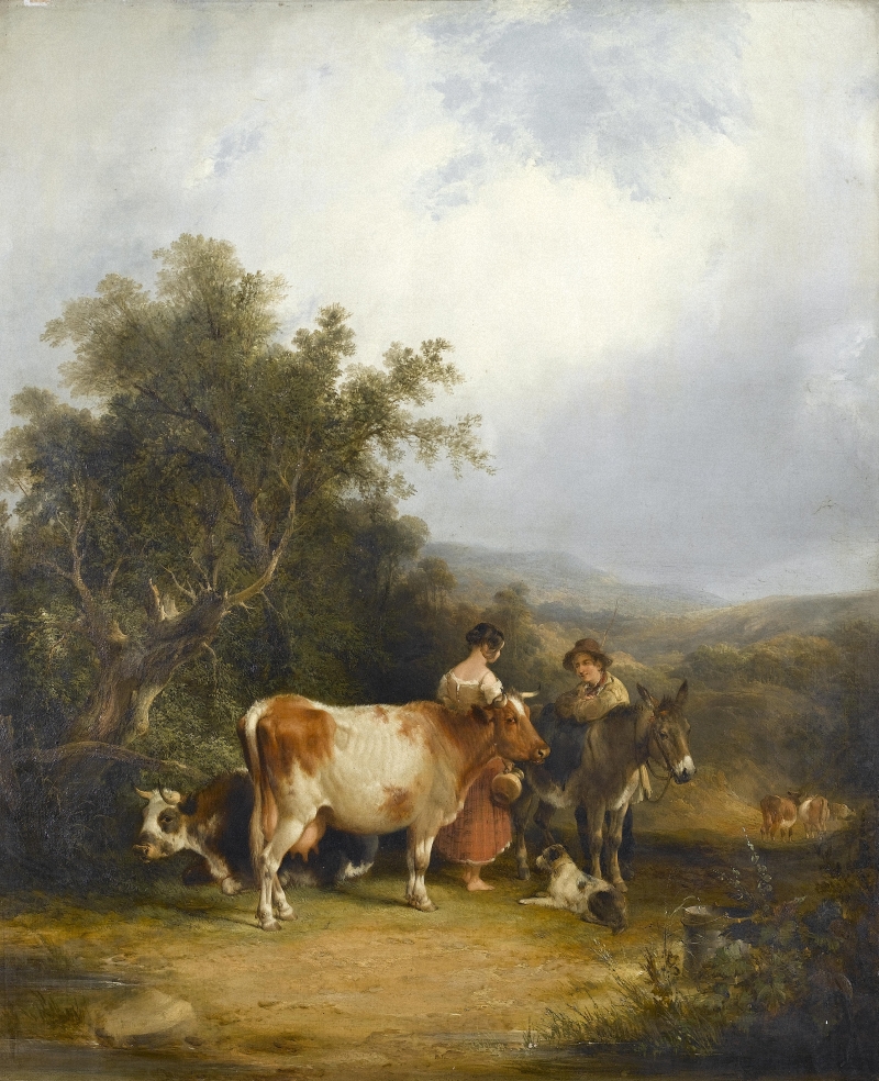 A Pastoral Courtship by William Shayer